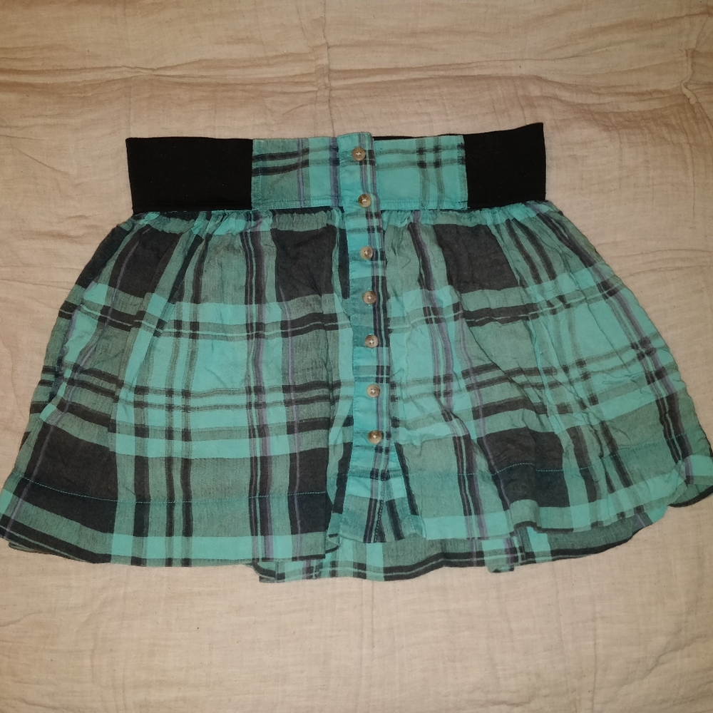 American Eagle plaid mini skirt
